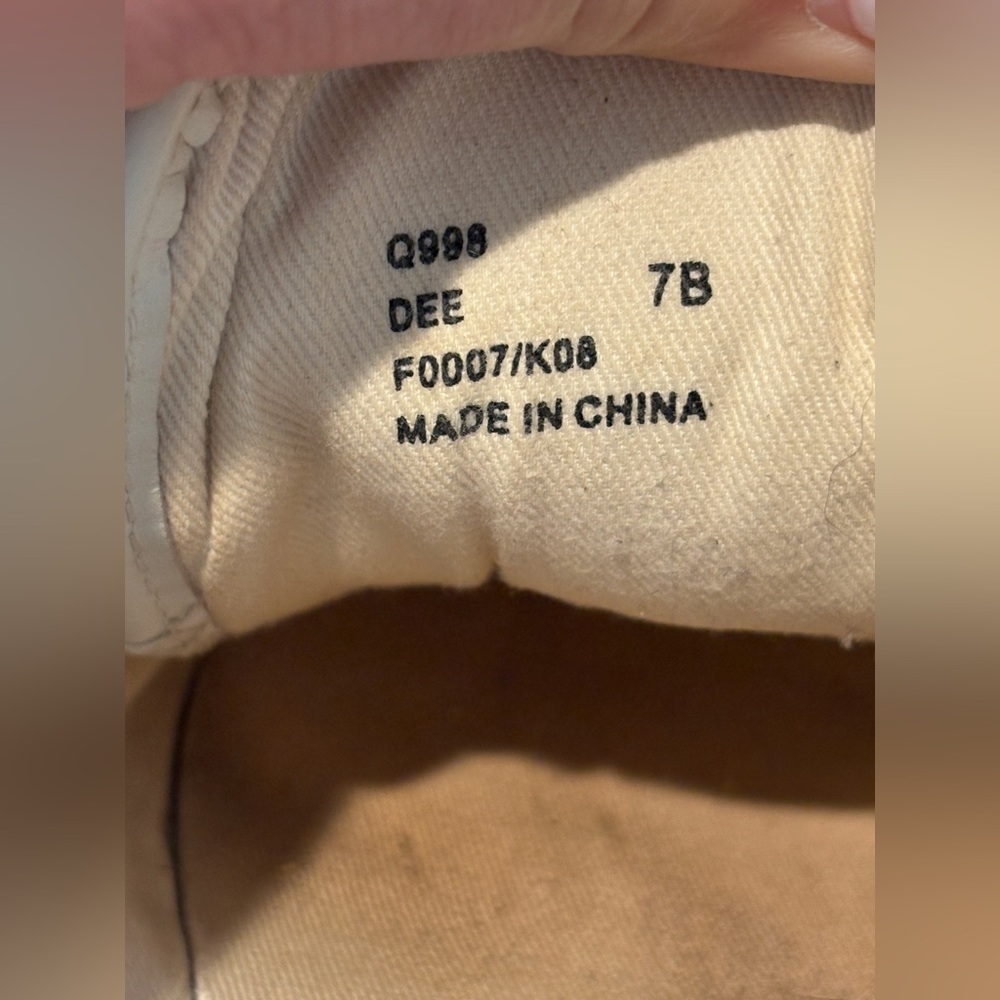 Coach Cream and Tan Patterned Sneakers - Picture 7 of 9